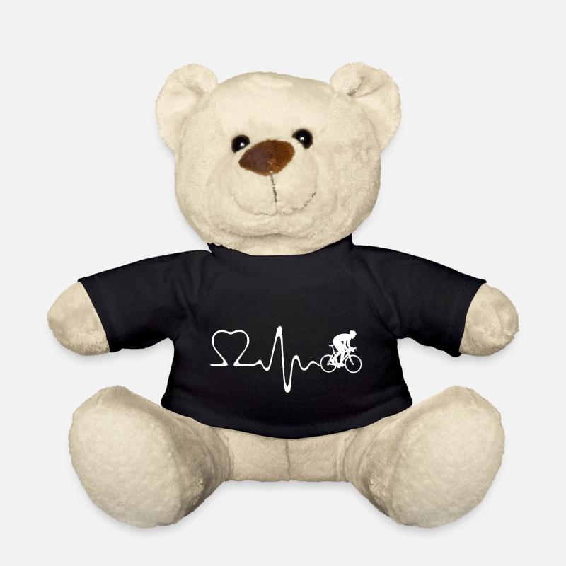 Le rythme cardiaque des vélos de route - Nounours - noir