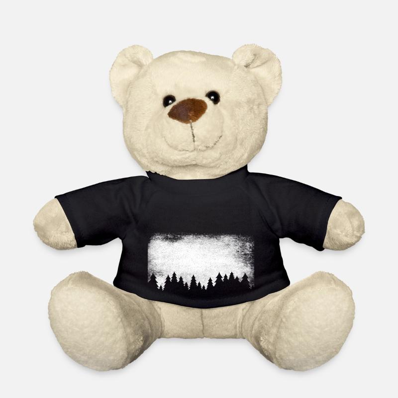 Wald | forêts | Sapins | Bûcherons - Nounours - noir