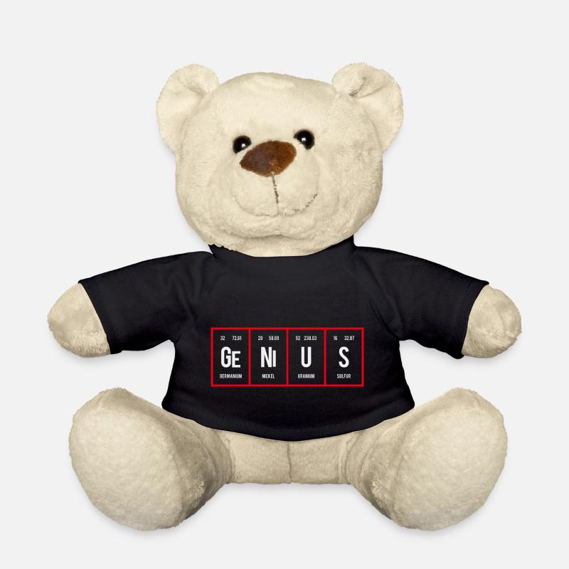 Genius - Tableau périodique des éléments - Nounours - noir