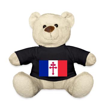 croix de Lorraine - Nounours - noir - Devant