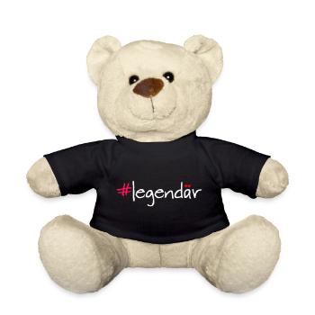 #legendär - Teddy - Schwarz - Vorne