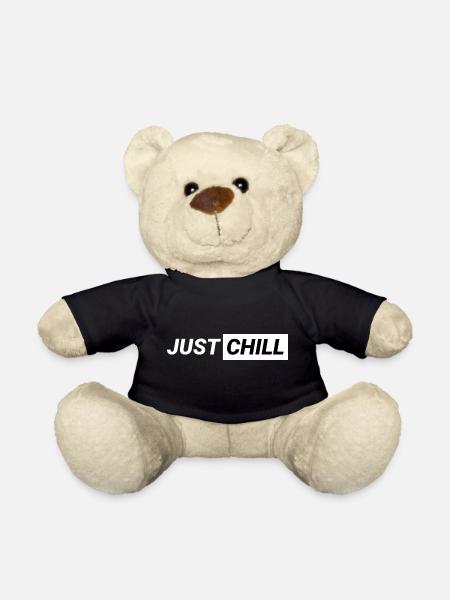 Just Chill! - Teddy Bear - black