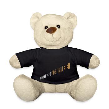 Fist I need Coffee - Teddy - Schwarz - Vorne