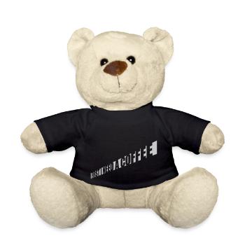 Fist I need Coffee - Teddy - Schwarz - Vorne