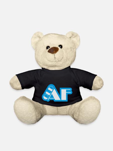 old AF Text Logo - Teddy - Schwarz