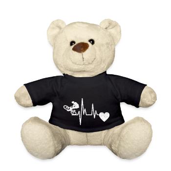 Radeln Fahrradtour Fahrrad Mountainbike Radfahren - Teddy - Schwarz - Vorne