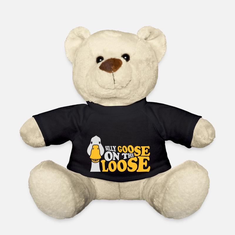 goose on the loose - Teddy - Schwarz