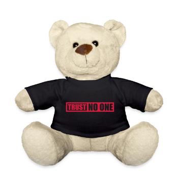 trust no one Zitat - Teddy - Schwarz - Vorne