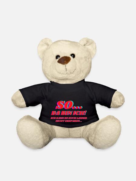 So Da Bin Ich - Teddy - Schwarz