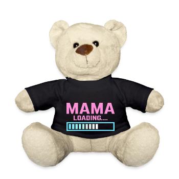 Mama lädt Mama Mama - Teddy - Schwarz - Vorne
