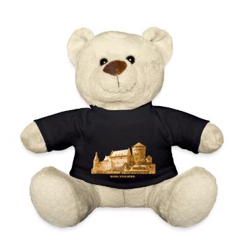 Stolberg Rheinland-Pfalz Burg - Teddy - Schwarz - Vorne
