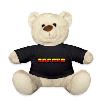 Fußball Soccer - Teddy - Schwarz - Vorne