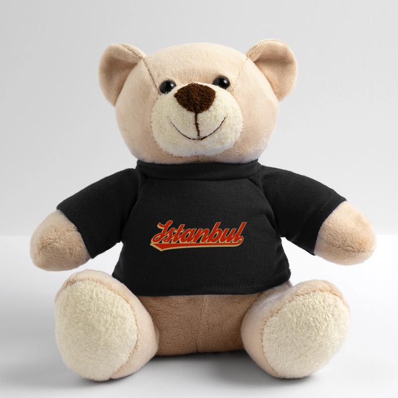 Istanbul Retro Script Logo Teddy Bear