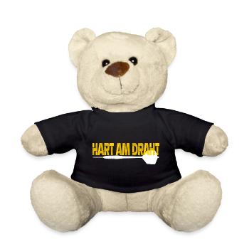 Dart hart am Draht - Teddy - Schwarz - Vorne