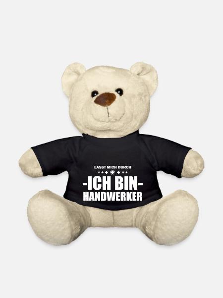 Handwerker Handyman Handwerk Werkzeug Baustelle - Teddy - Schwarz