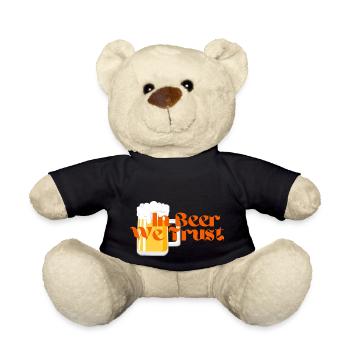 In Beer We Trust! - Teddy - Schwarz - Vorne