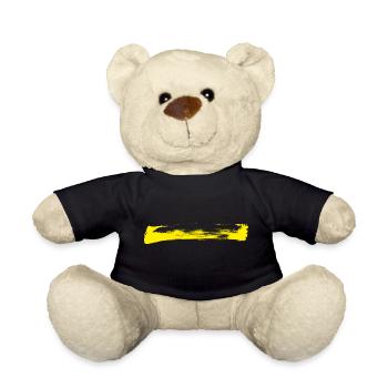 Rayures décoratives - Pinceau JAUNE - Nounours - noir - Devant