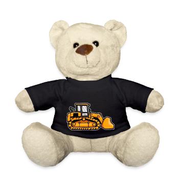 Raupenbagger - Teddy - Schwarz - Vorne