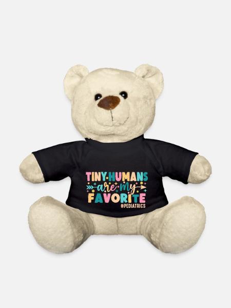Les petits humains sont mes pédiatries préférées - Nounours - noir