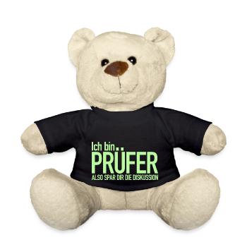 Je suis examinateur, épargnez-vous la discussion - Nounours - noir - Devant