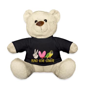 Molina Parakeet Parrot Bird Parakeet - Teddy Bear - black - Front