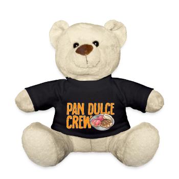 Concha Hispanic Mexican Pan Dulce - Teddy Bear - black - Front