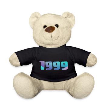 Birthday Gift 1999 Vintage 1999 Retro 1999 - Teddy Bear - black - Front
