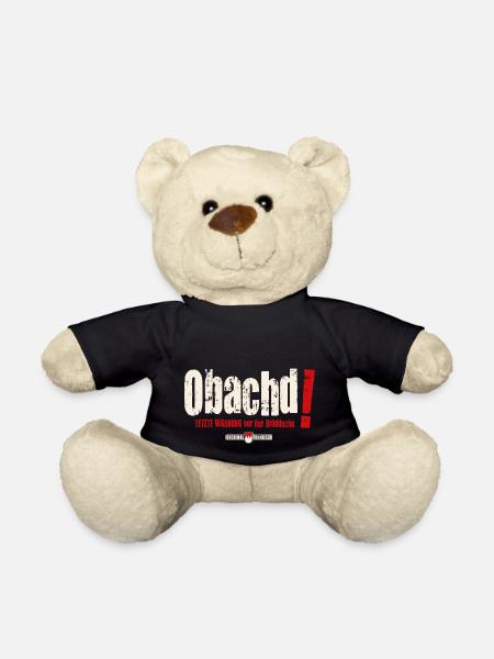 Obachd! Letzte Warnung vor der Bräddschn - Teddy - Schwarz