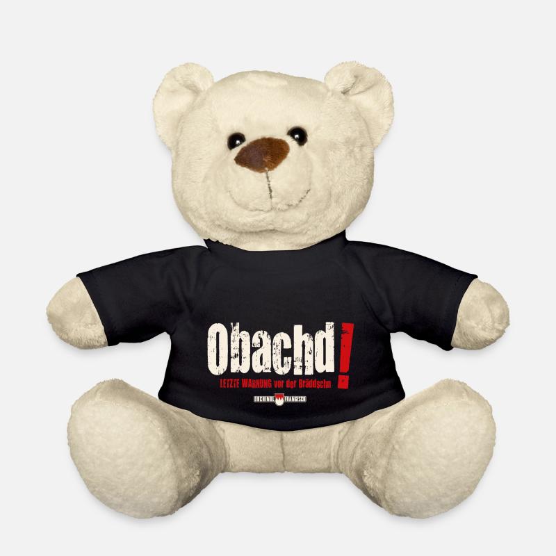 Obachd! Letzte Warnung vor der Bräddschn - Teddy - Schwarz