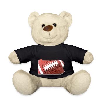 Football in the Pennsylvania State Map - Teddy Bear - black - Front
