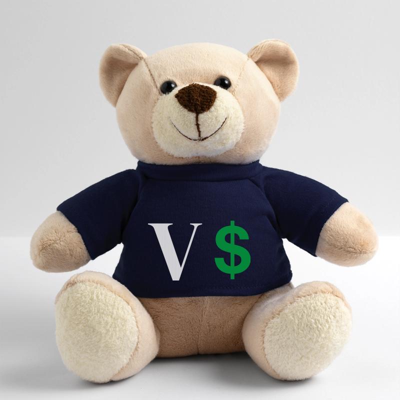 Letter v dollar Teddy Bear