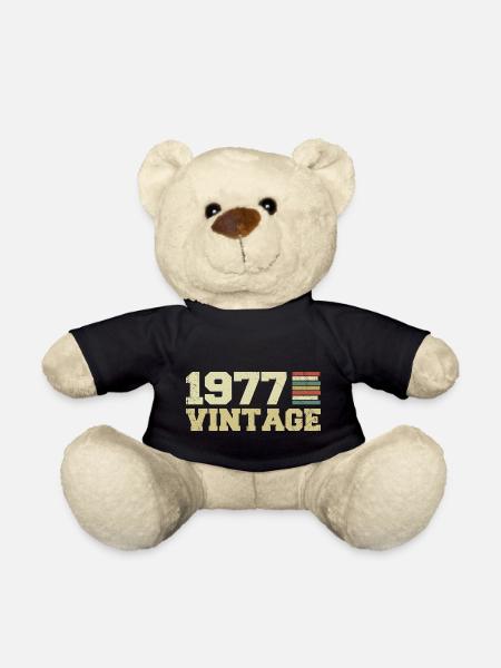 Cadeau 1977 Cadeau Anniversaire 1977 Vintage 1977 - Nounours - noir