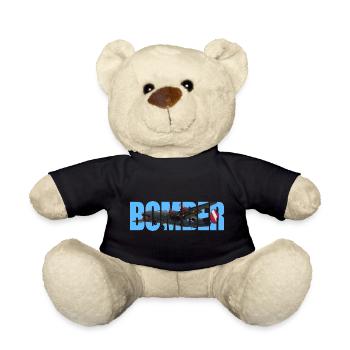 Bomber B-24 Liberator - Teddy Bear - black - Front