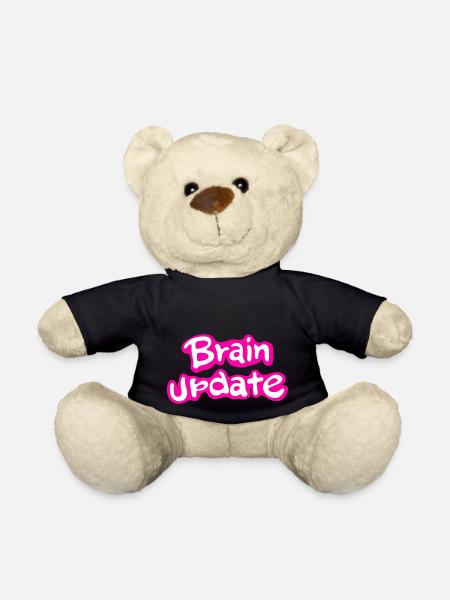Brain Update Comic-Schrift pink. - Teddy - Schwarz