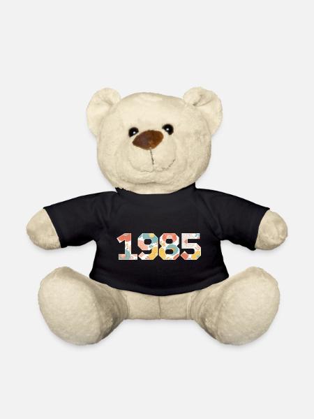Floral 1985 - 40th Anniversary - Teddy Bear - black