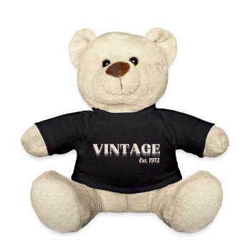 Vintage 1972 Rétro - Nounours - noir - Devant