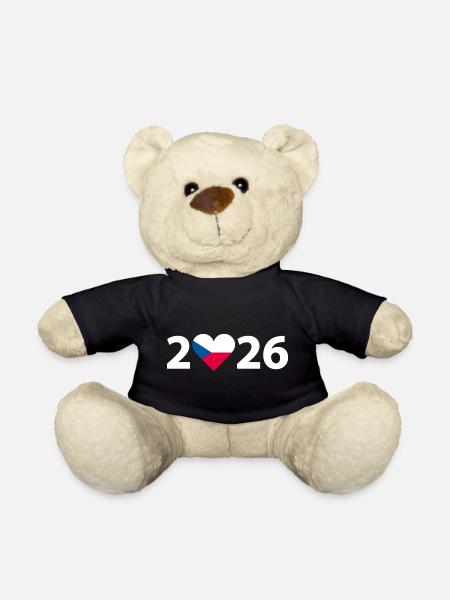 I love Tschechien 2026, Urlaub in Tschechien 2026 - Teddy - Schwarz