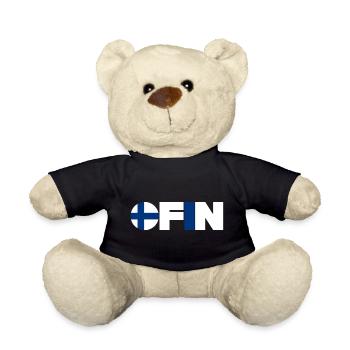 Finnland - Teddy - Schwarz - Vorne
