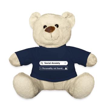 Anxiété liée à la sensibilisation à la santé mentale - Nounours - bleu marine - Devant