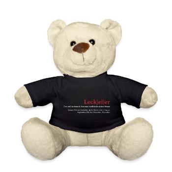 Leck Eier - Teddy - Schwarz - Vorne