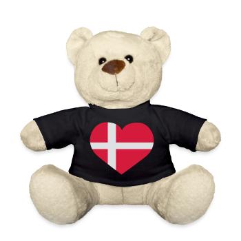 Skandinavien Herz - Teddy - Schwarz - Vorne