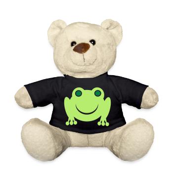 frog - Teddy Bear - black - Front