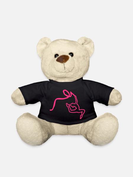 grs gymnastique rythmique dessin - Nounours - noir