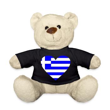 Griechenland - Teddy - Schwarz - Vorne
