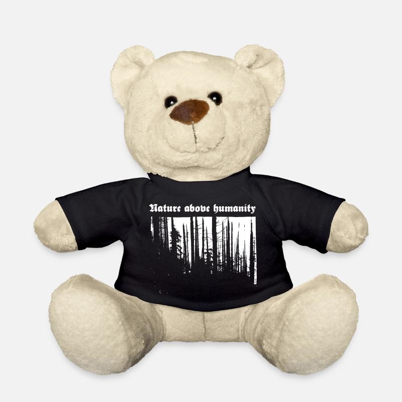 Nature above humanity - Teddy - Schwarz