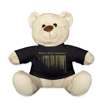 Nature above humanity (gold) - Teddy - Schwarz - Vorne