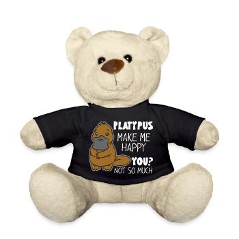 Schnabeltier - Teddy - Schwarz - Vorne