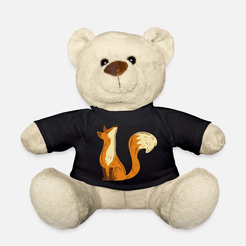 Renard renard - Nounours - noir