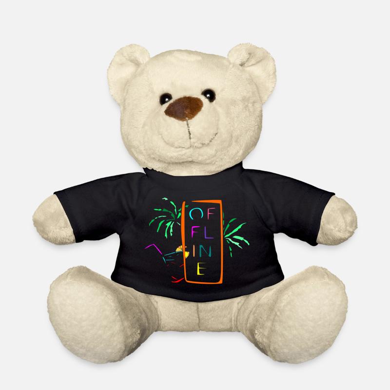 mehrfarbige Offline-Linie - Teddy - Schwarz