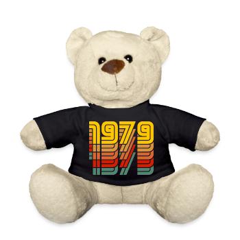 1979 vintage coloré - Nounours - noir - Devant